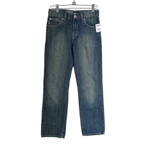 Rusty Boys Sz 12 26" Waist Classic Fit Straight Leg Denim Jeans 100% Cotton NWT